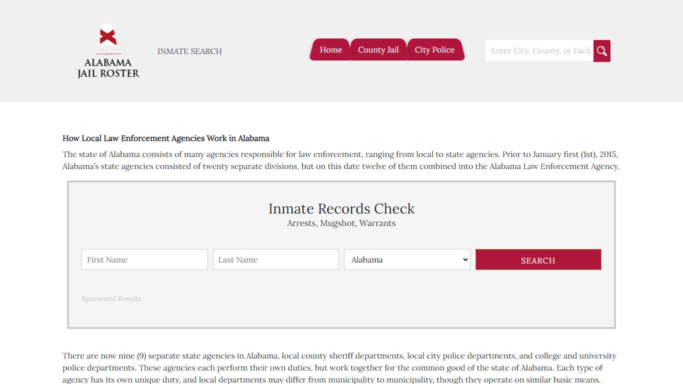 Tuscaloosa County | Alabama Jail Inmate Search